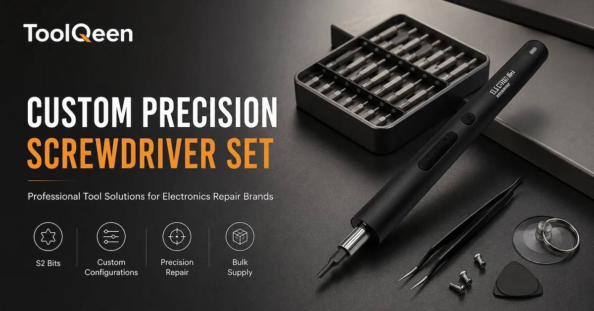 Custom Precision Screwdriver Set: How Brands Build Professional Repair Tool Solutions