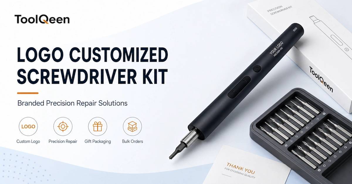 Logo Customized Screwdriver Kit: How Brands Create Professional Branded Repair Tools