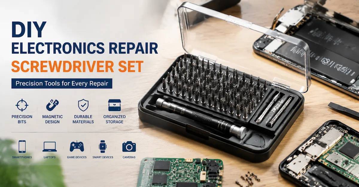 DIY Electronics Repair Screwdriver Set: How to Choose the Right Precision Tool Kit