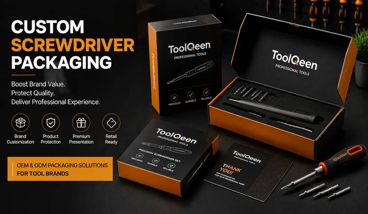 Custom Screwdriver Packaging: How Brands Create Professional Tool Products