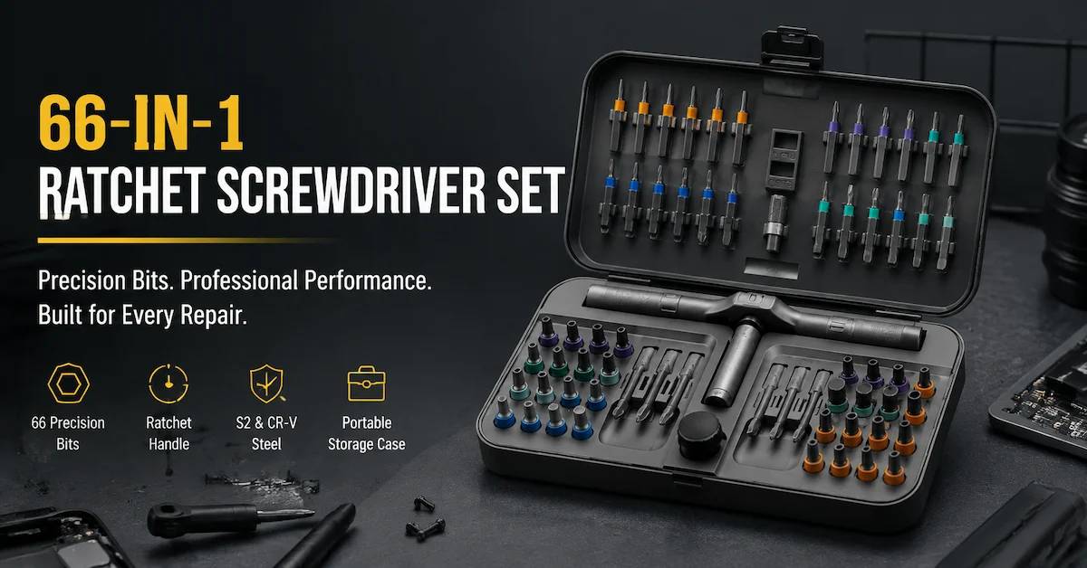 66-in-1 Ratchet Screwdriver Set Buying Guide for Repair Tools and OEM Buyers