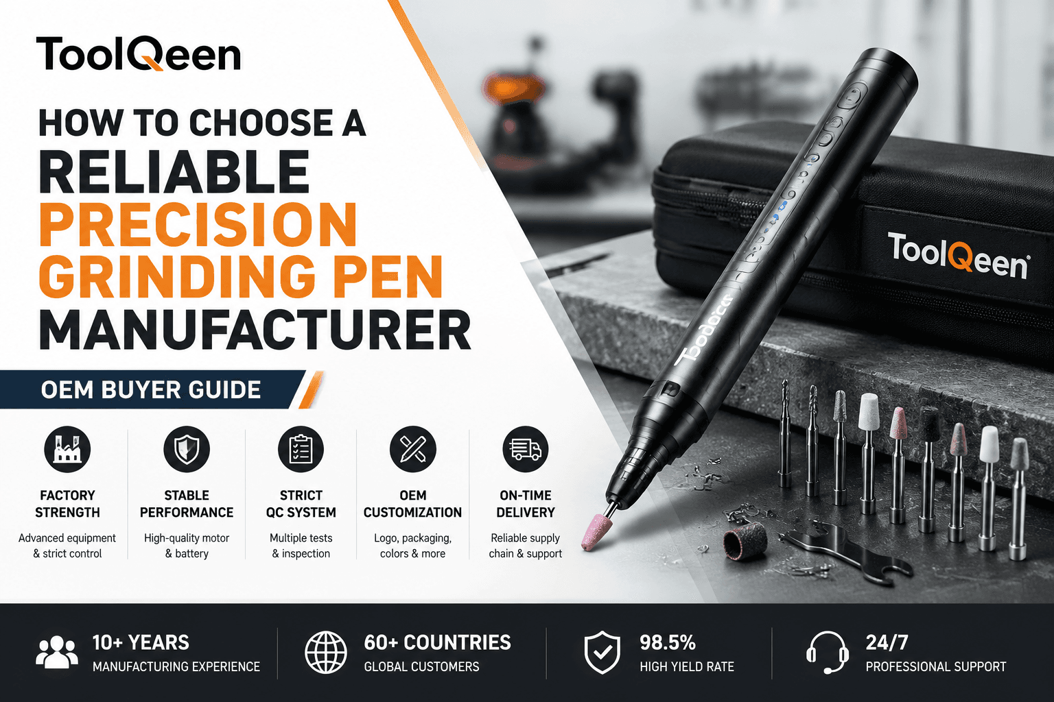 How To Choose A Reliable Precision Grinding Pen Manufacturer For OEM Buyers