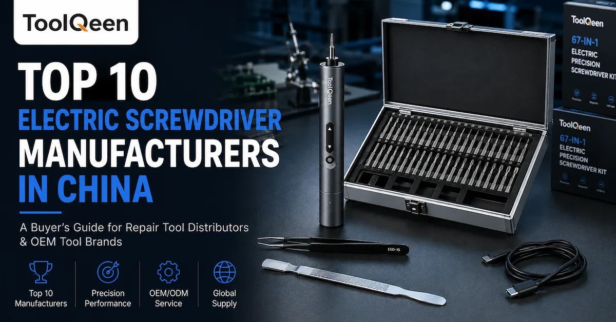 Electric Screwdriver Supplier Audit Checklist: Torque Testing for EU Buyers