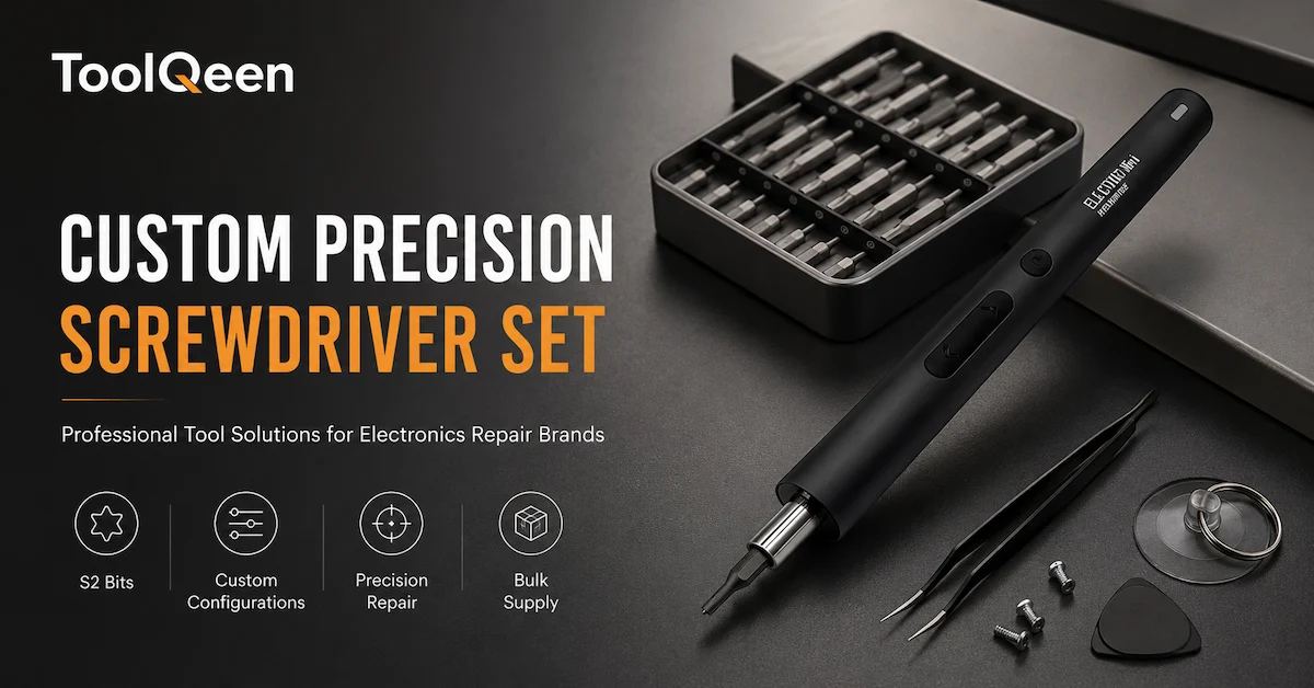 Custom Precision Screwdriver Set: How Brands Build Professional Repair Tool Solutions