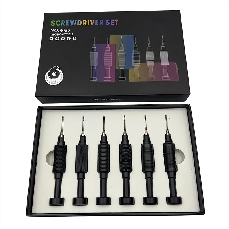 6-in-1 Präzisionsschraubendreher-Set – Professionelles manuelles Mikro-Reparaturwerkzeug-Set