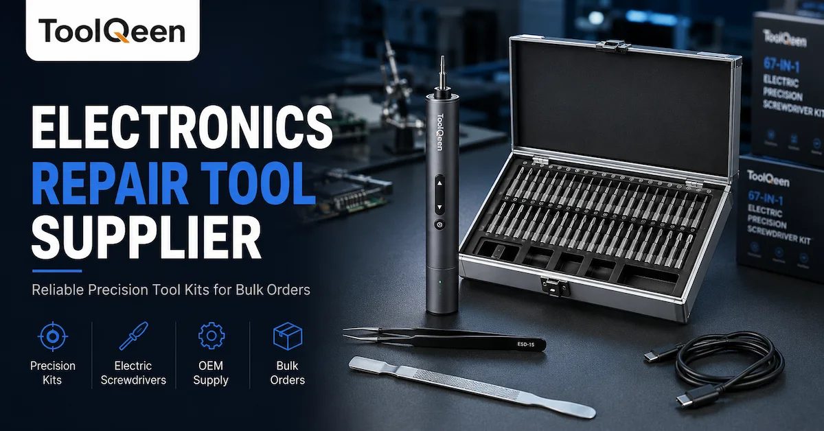 Electronics Repair Tool Supplier: How Buyers Choose Reliable Precision Tool Kits