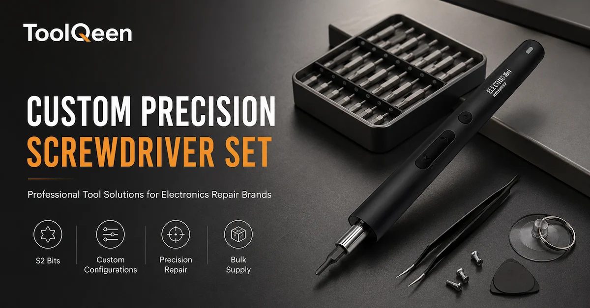 Custom Precision Screwdriver Set: How Brands Build Professional Repair Tool Solutions