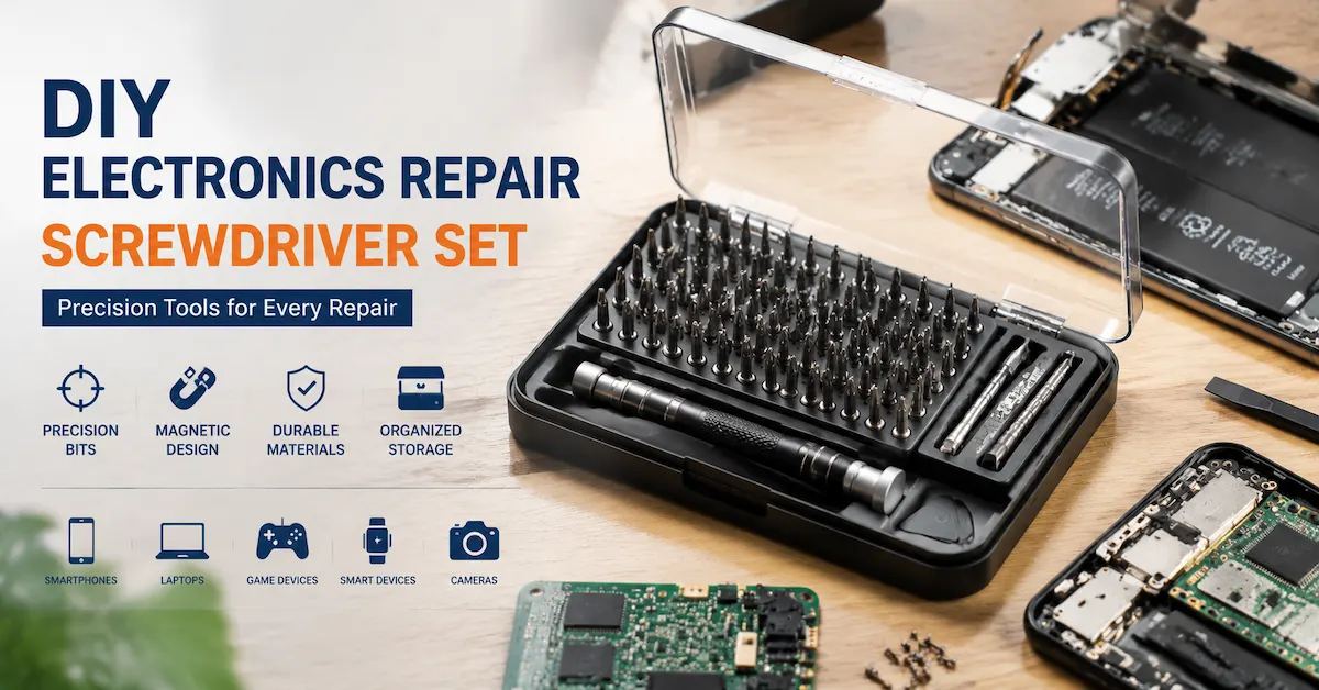 DIY Electronics Repair Screwdriver Set: How to Choose the Right Precision Tool Kit