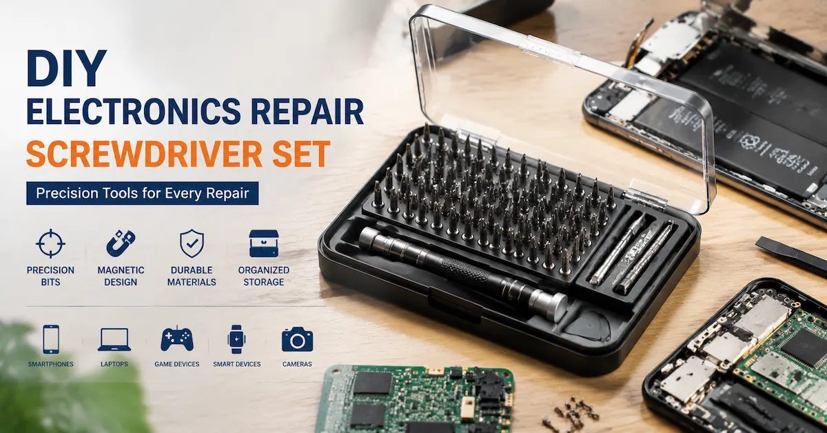 DIY Electronics Repair Screwdriver Set: How to Choose the Right Precision Tool Kit