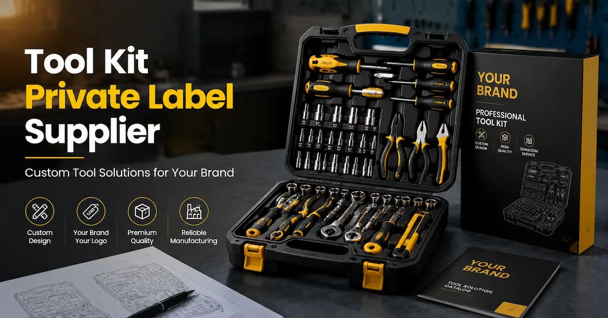 Tool Kit Private Label Supplier: How Brands Build Custom Tool Solutions