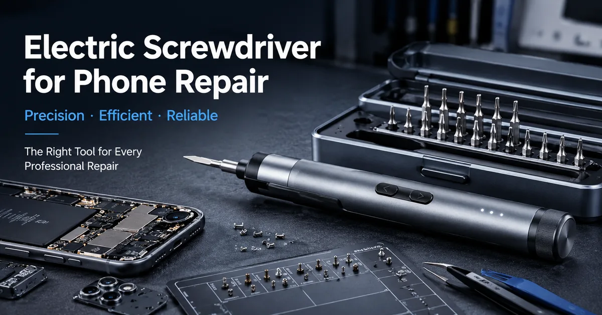 Electric Screwdriver for Phone Repair: What Buyers Should Check Before Bulk Orders โ B2B precision tool sourcing guide