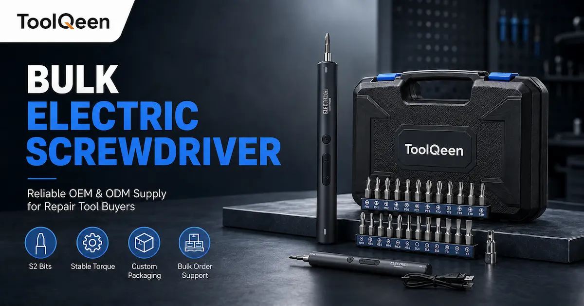 Custom Electric Screwdriver Supplier: How US Tool Brands Avoid Returns and Build Repeat Orders โ custom screwdriver โ B2B precision tool sourcing guide
