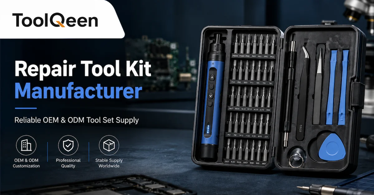 2026 Repair Tool Kit Buying Guide: How to Choose an Electric Screwdriver Set — B2B precision tool sourcing guide