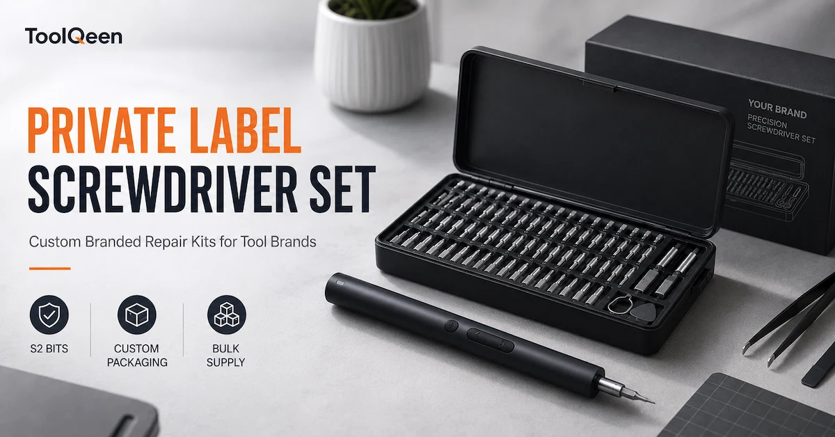 Private Label Screwdriver Set: How Brands Build Market-Ready Repair Kits — B2B precision tool sourcing guide