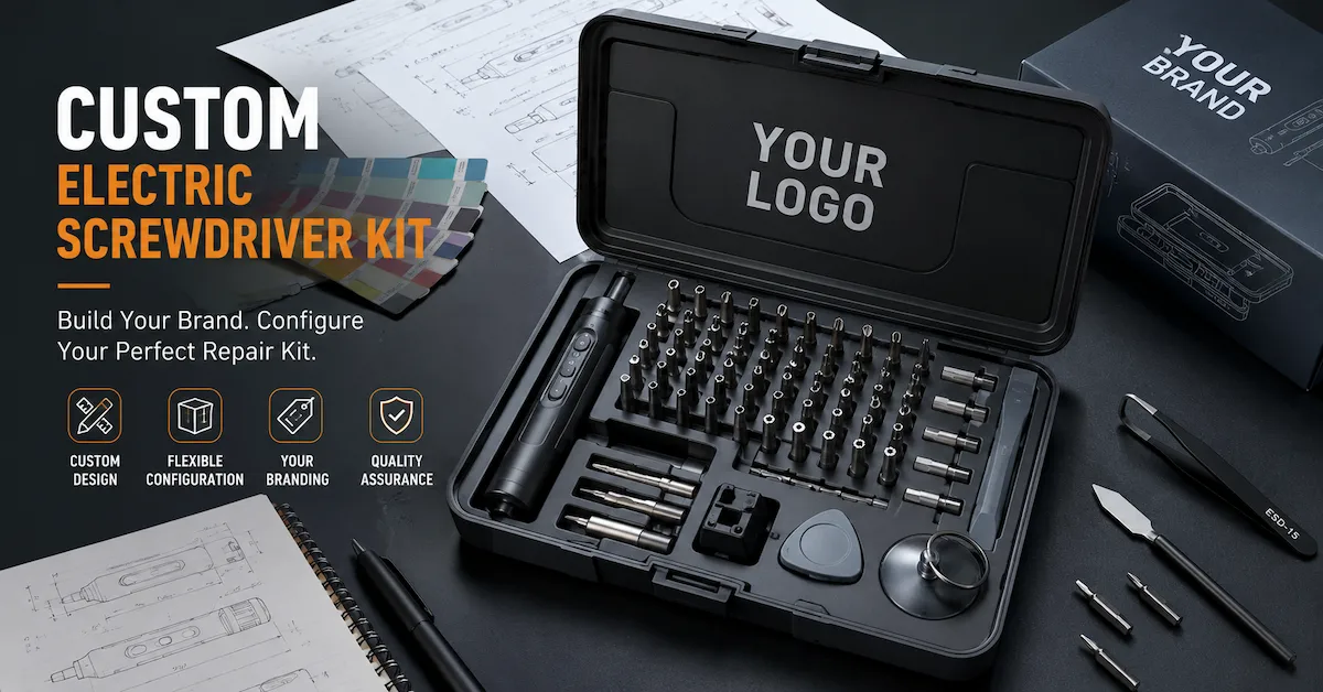 Custom Electric Screwdriver Kit: How B2B Buyers Configure a Market-Ready Repair Set — B2B precision tool sourcing guide