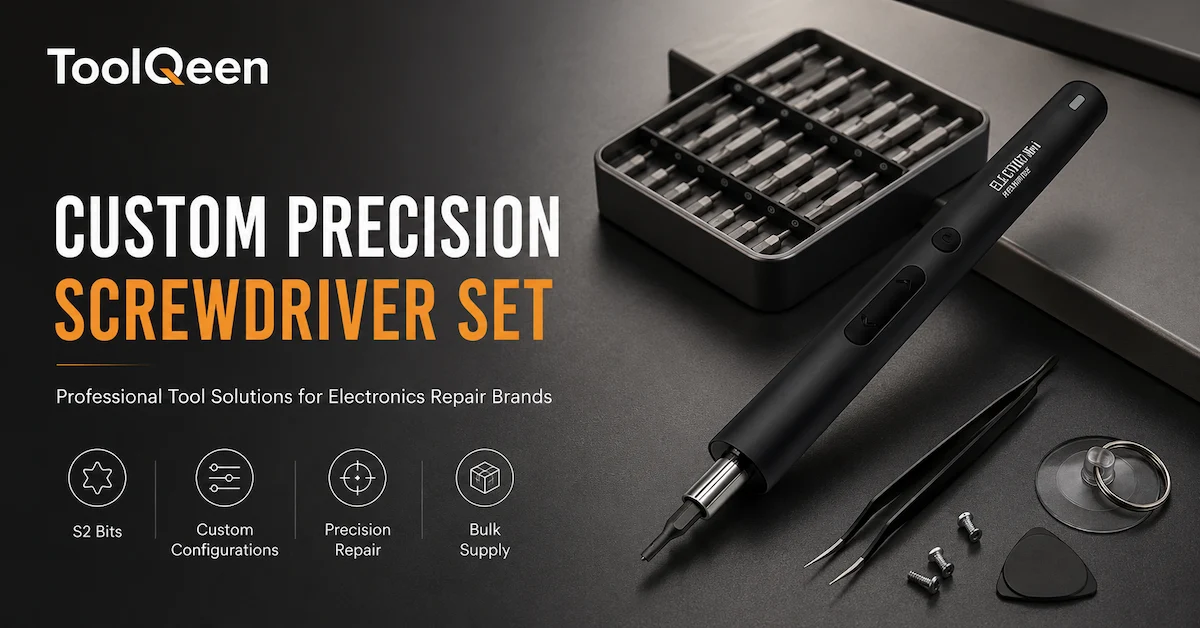 Custom Precision Screwdriver Set: How Brands Build Professional Repair Tool Solutions — B2B precision tool sourcing guide