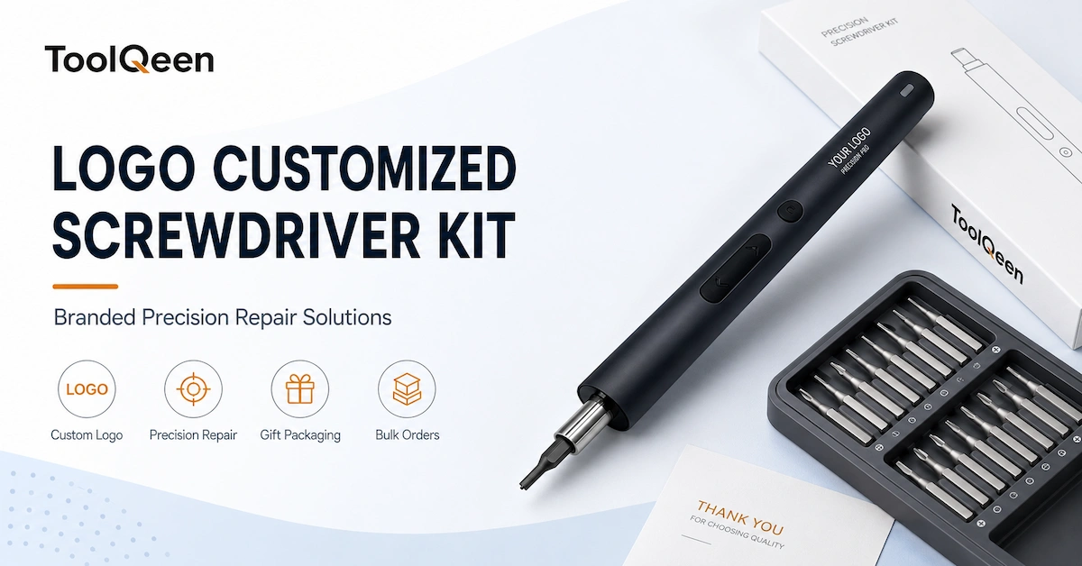 Kit de destornilladores personalizados con logotipo: cómo las marcas crean herramientas de reparación profesionales — guía B2B de compra de herramientas de precisión