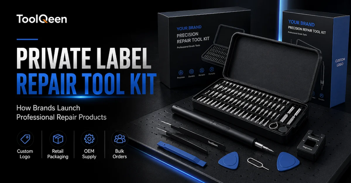 Private Label Repair Tool Kit: How Brands Launch Professional Repair Products — B2B precision tool sourcing guide