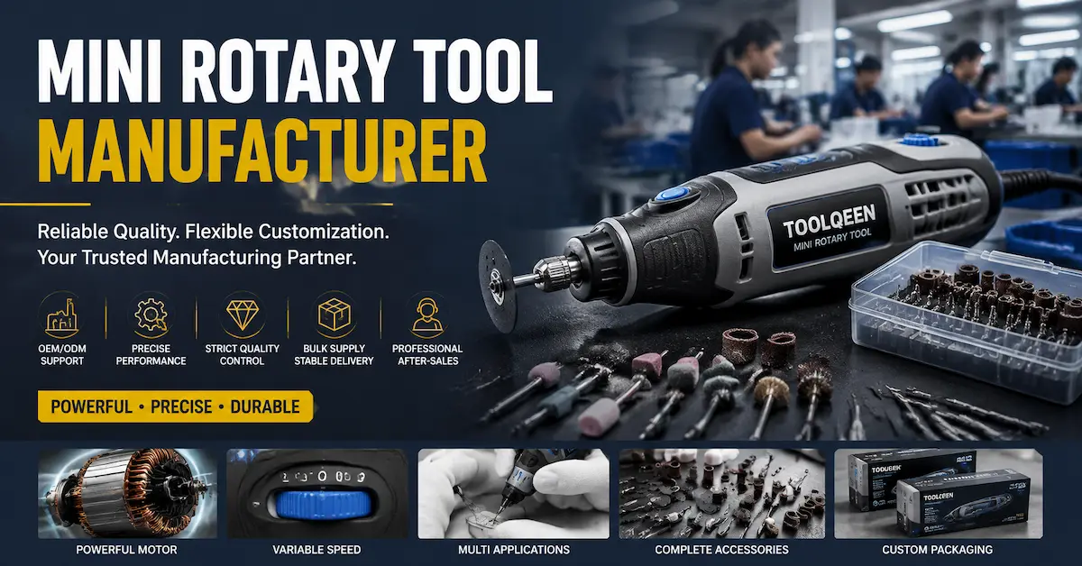 Mini Rotary Tool Manufacturer: How to Choose a Reliable Supplier for Your Brand — B2B precision tool sourcing guide