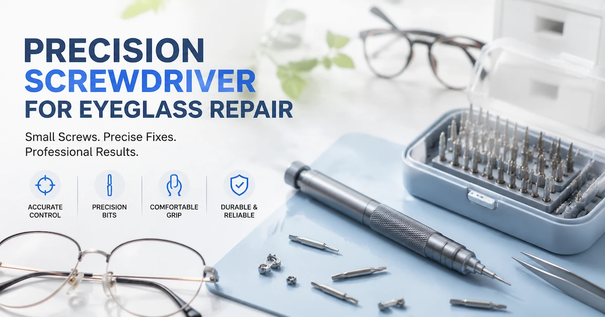 Precision Screwdriver for Eyeglass Repair: How to Choose the Right Tool for Professional Use โ B2B precision tool sourcing guide