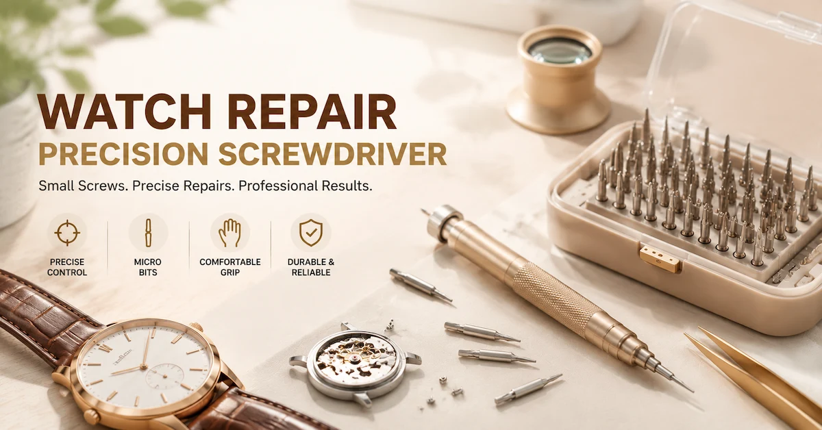 Watch Repair Precision Screwdriver: How to Choose the Right Tool for Professional Watchmakers โ B2B precision tool sourcing guide