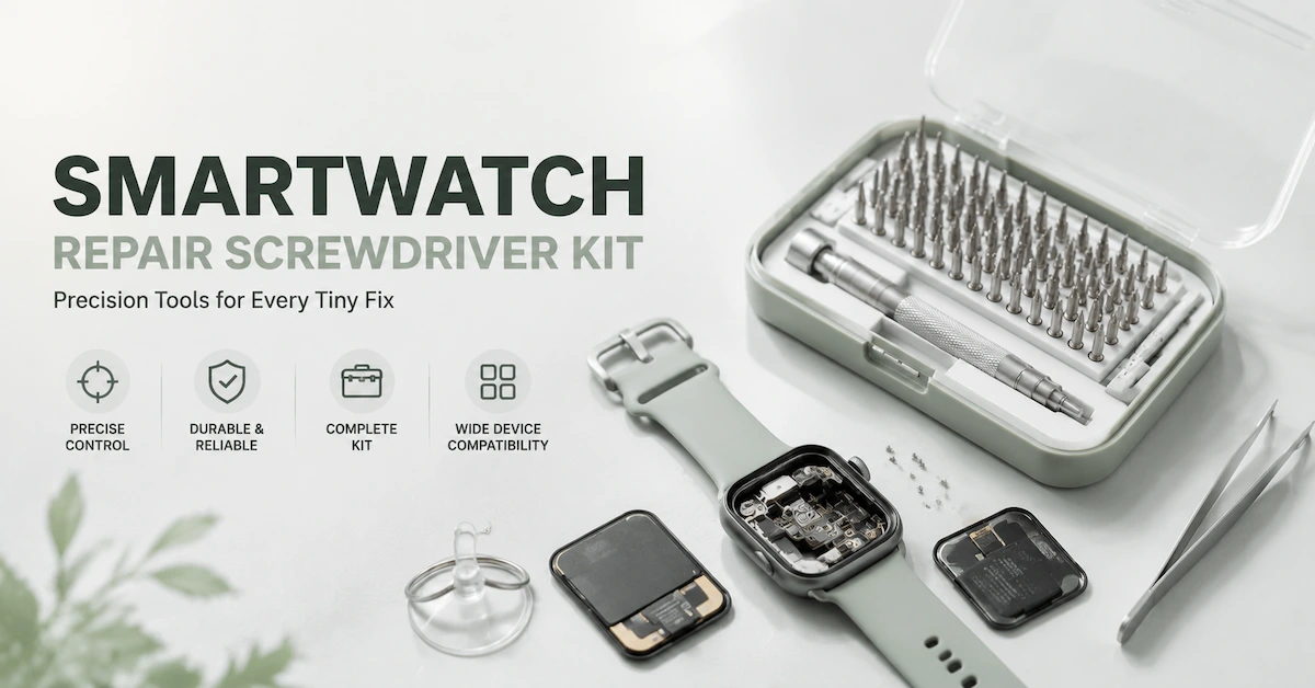 Smartwatch Repair Screwdriver Kit: How to Choose the Right Tool Set for Wearable Device Repair โ B2B precision tool sourcing guide