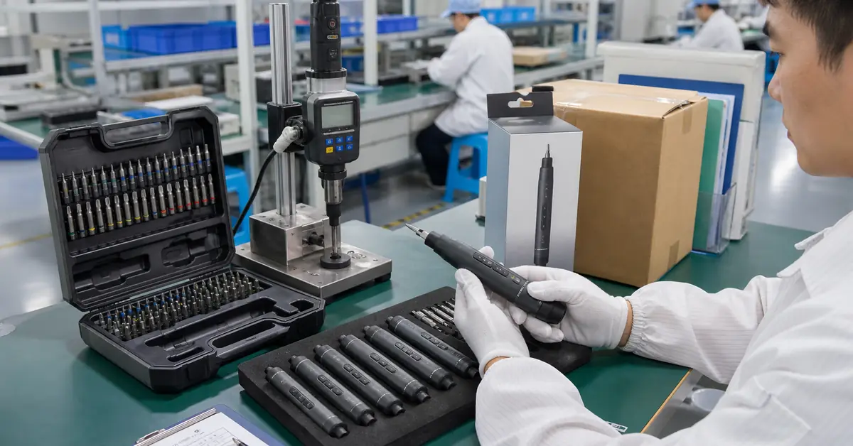 OEM Precision Electric Screwdriver Supplier: Lower CE/RoHS Risk for EU Importers โ B2B precision tool sourcing guide