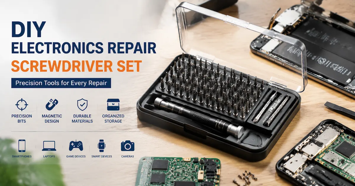 DIY Electronics Repair Screwdriver Set: How to Choose the Right Precision Tool Kit โ B2B precision tool sourcing guide