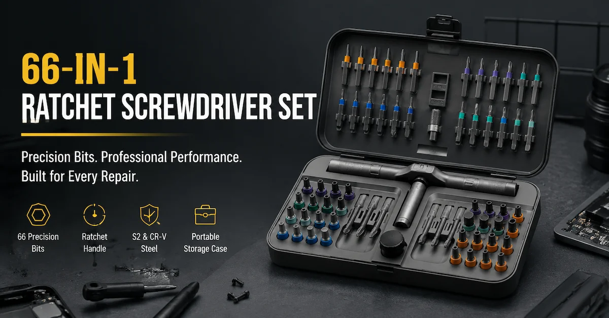 66-in-1 Ratchet Screwdriver Set Buying Guide for Repair Tools and OEM Buyers โ B2B precision tool sourcing guide